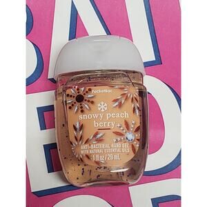 BBW Snowy Peach Berry PocketBac Refill x5 Packs Total